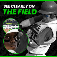 GB Eyeblack Pink Camo prevents messy smears after games