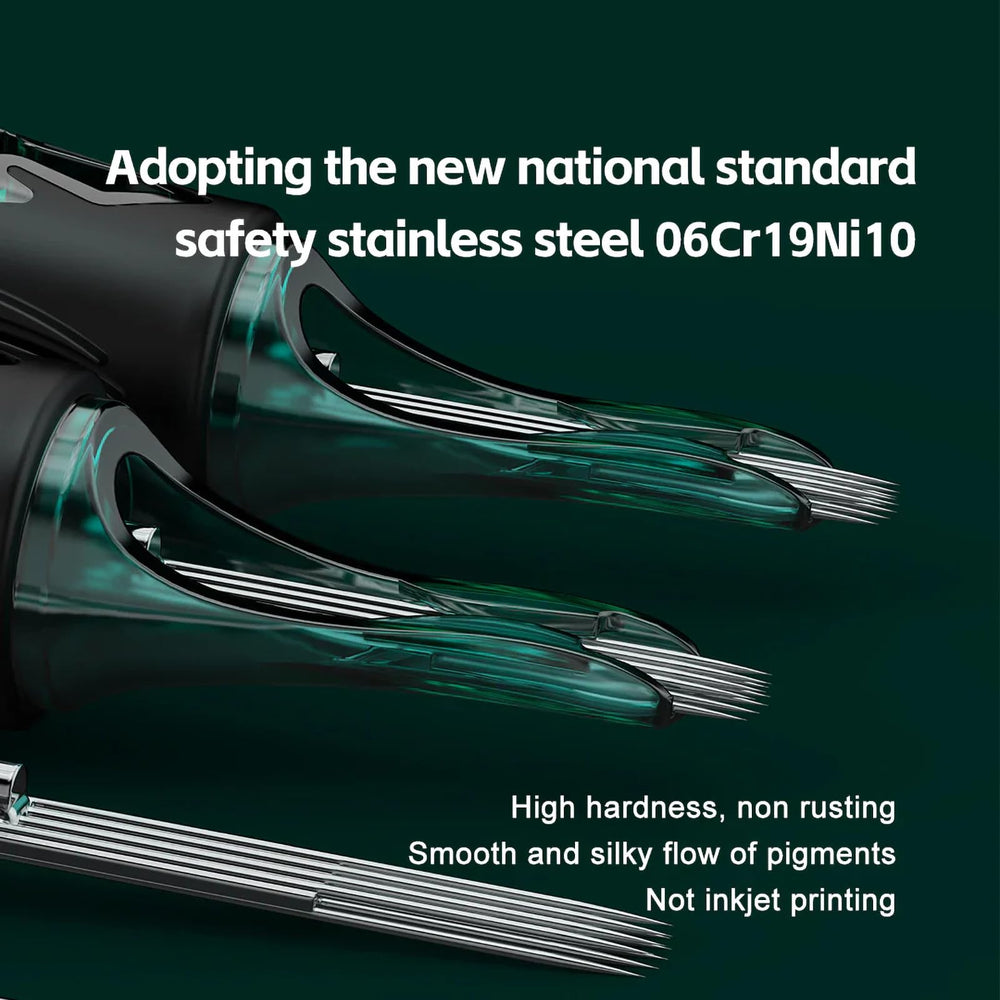 GBK offset design enhances stability for smoother lines during tattooing