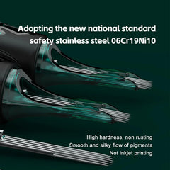 GBK offset design enhances stability for smoother lines during tattooing