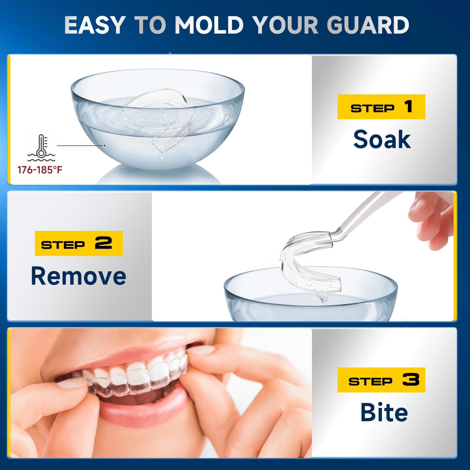 Package includes 12 cleaning tablets and storage box