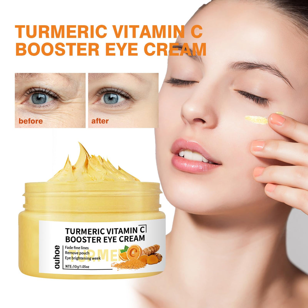 gcdat brightening eye cream post-application reveals refreshed under-eye area.