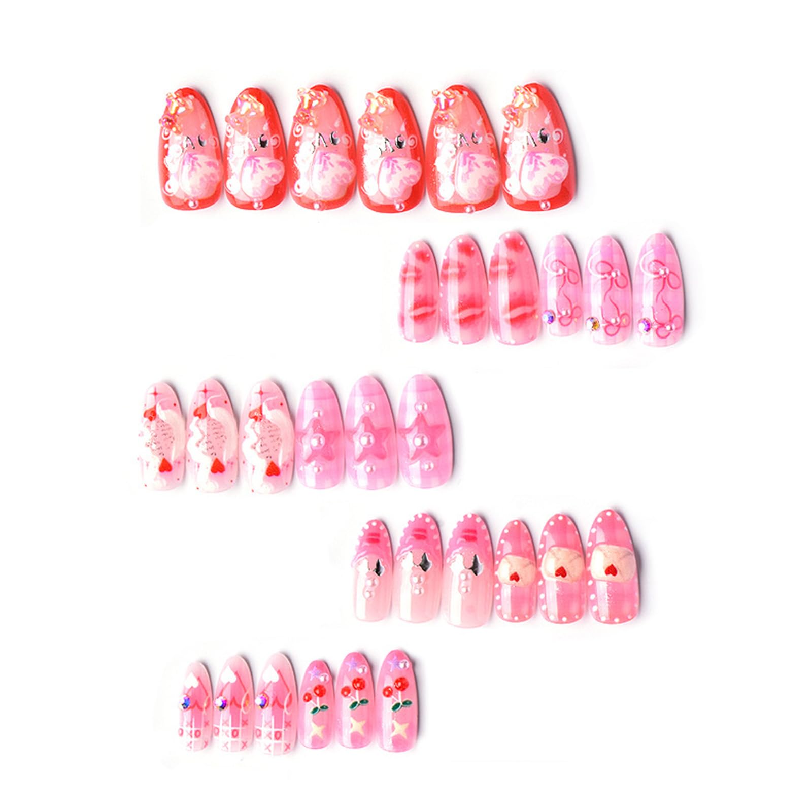 GCSQW ABS acrylic tips with glossy finish provide durable, comfortable wear