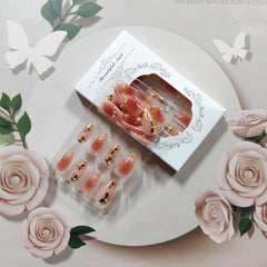 GCSQW Easy application with jelly glue and quick press for instant nails