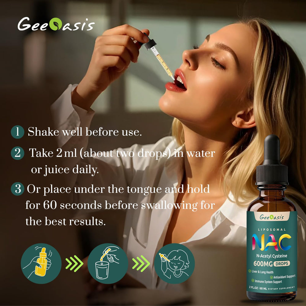 GMP-certified manufacturing facility for Geeoasis NAC drops