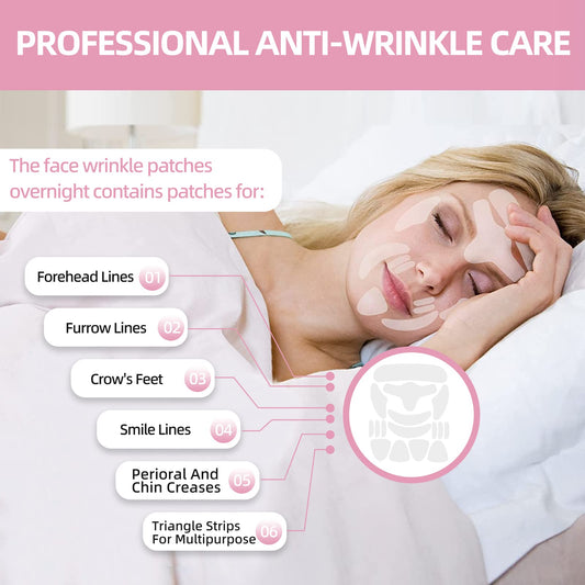 GEIMIY between-eyebrows patches targeting frown lines for a relaxed expression