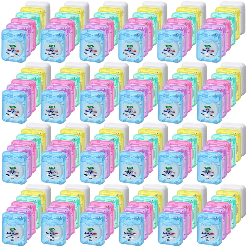 Geiserailie 72-pack mint floss bulk packaging with label