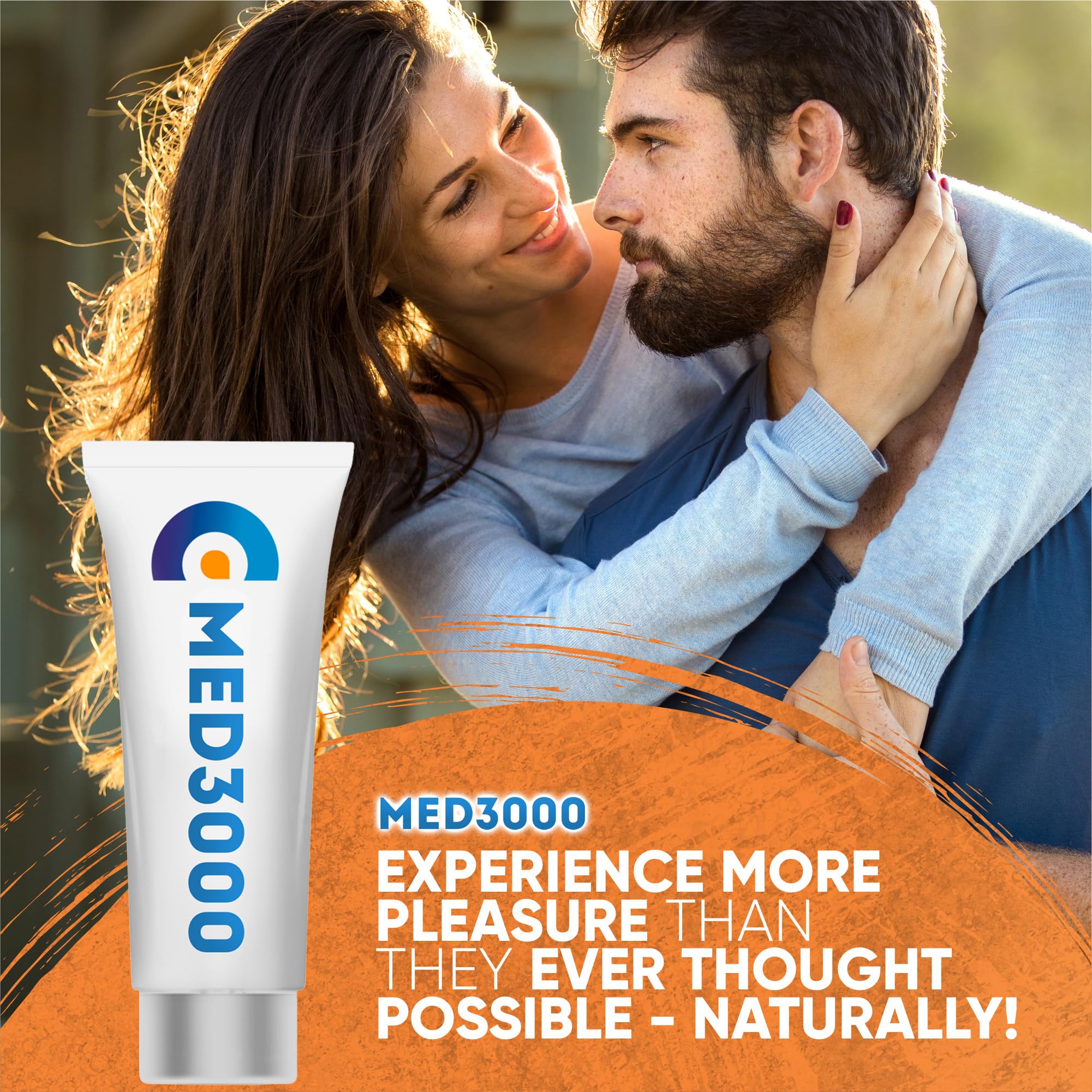 Hands applying Gel Med3000 for Men on skin