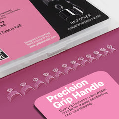 GEL PARTY high-clarity tips enable air bubble check during application.