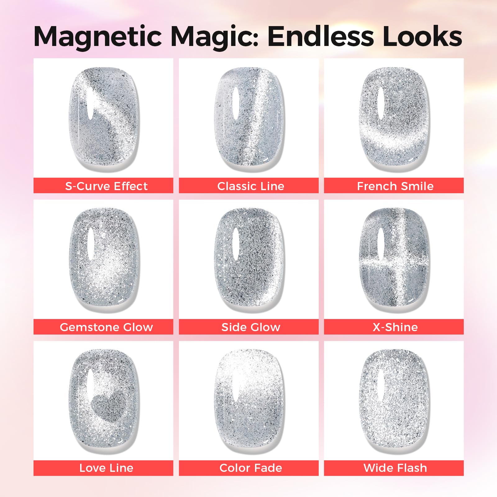 GELLAKTIK glossy finish that resists chipping for daily wear.