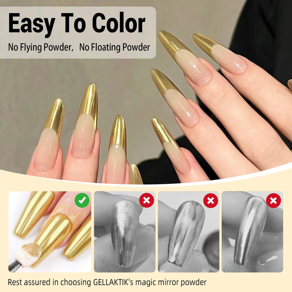 GELLAKTIK long-lasting wear when sealed with a no-wipe top coat.