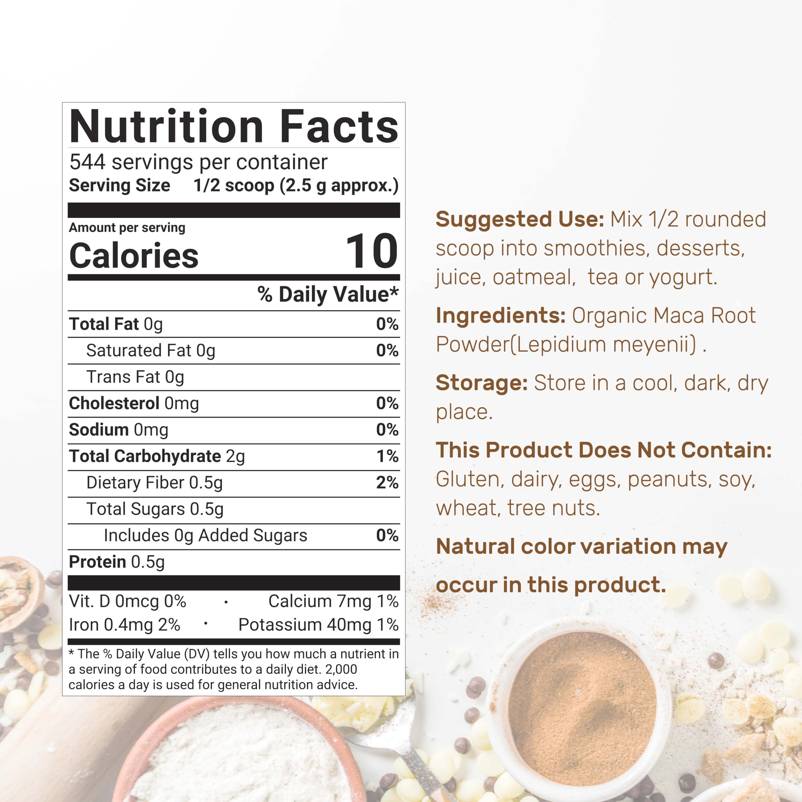 Gelatinized Maca Powder designed for easy digestion