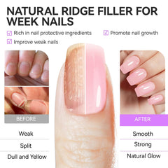 gelike ec 6-in-1 strengthener packaging highlighting base, top coat and durability