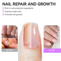 Gelike EC growth-support nails for longer natural appearance