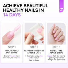 Gelike EC brush applying the formula for smooth, even coverage.