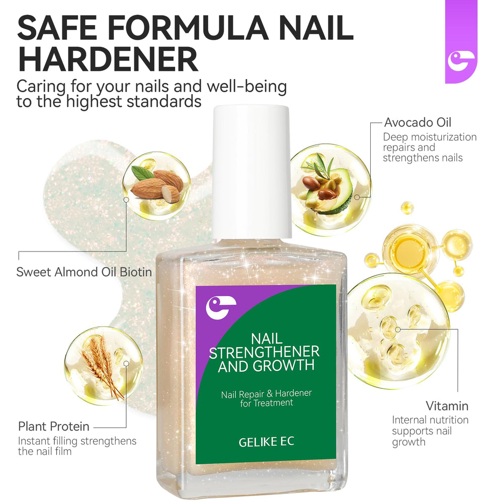 Gelike EC damaged nail repair product providing protection for brittle nails