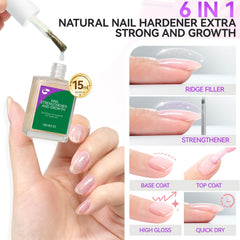 Gelike EC glitter pink bottle demonstrates fast-drying formula
