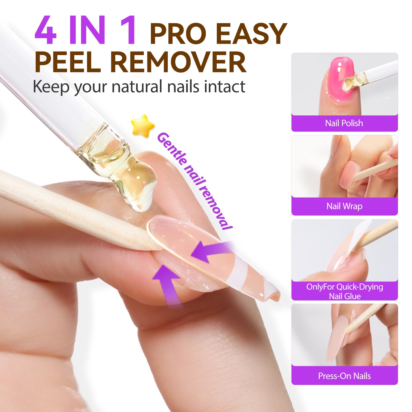 Removal tools included with Gelike ec remover for efficient use.
