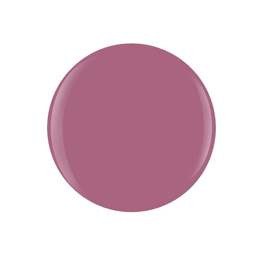 Gelish Going Vogue dip powder shows smooth application and clean French lines.