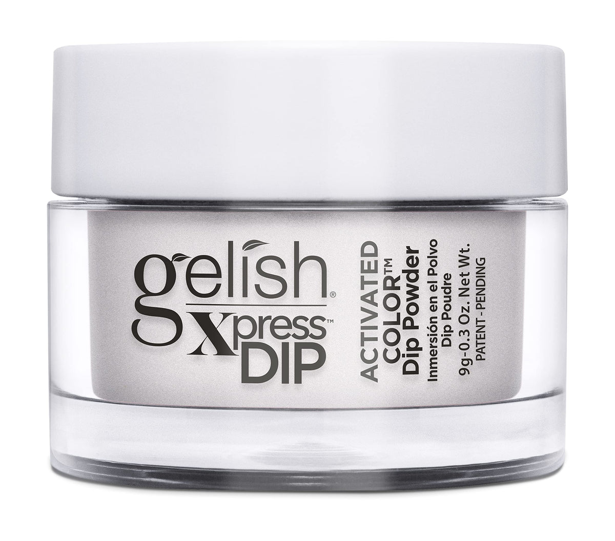 Gelish Xpress Dip bottle shot showing fast-drying formula for quick manicure prep