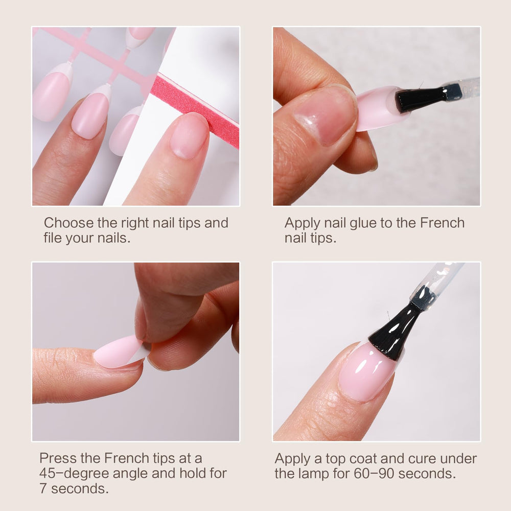 GELLAKTIK durable gel tips resist chipping with proper curing