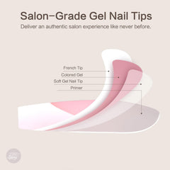 GELLAKTIK lightweight ABS tips offer comfort and a natural feel.