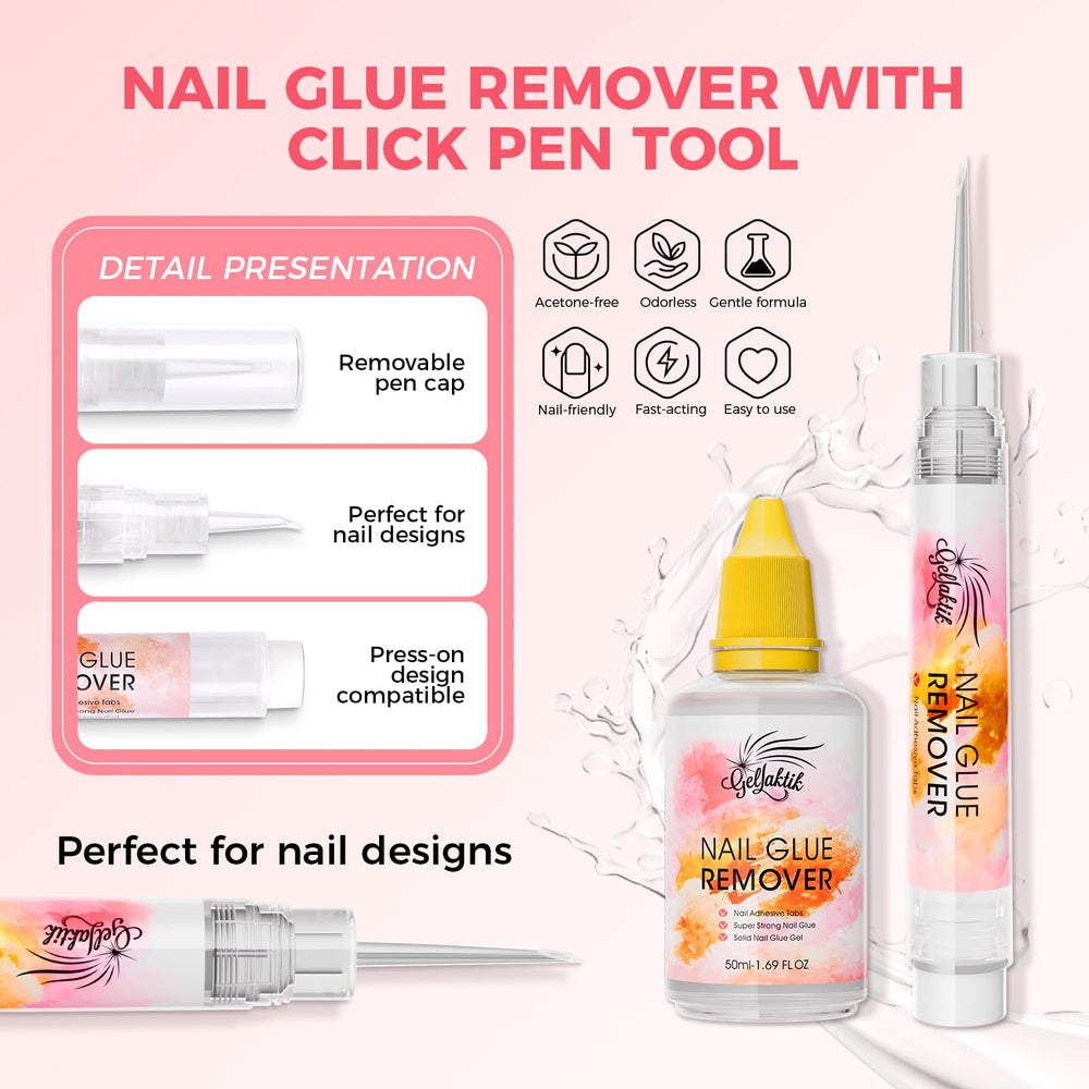 GELLAKTIK remover pen flat edge for residue sweeping.