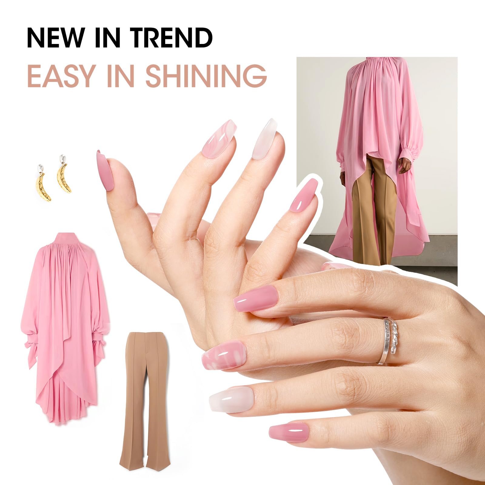 GELLEN 4-Free formula protects nails while delivering vibrant jelly color