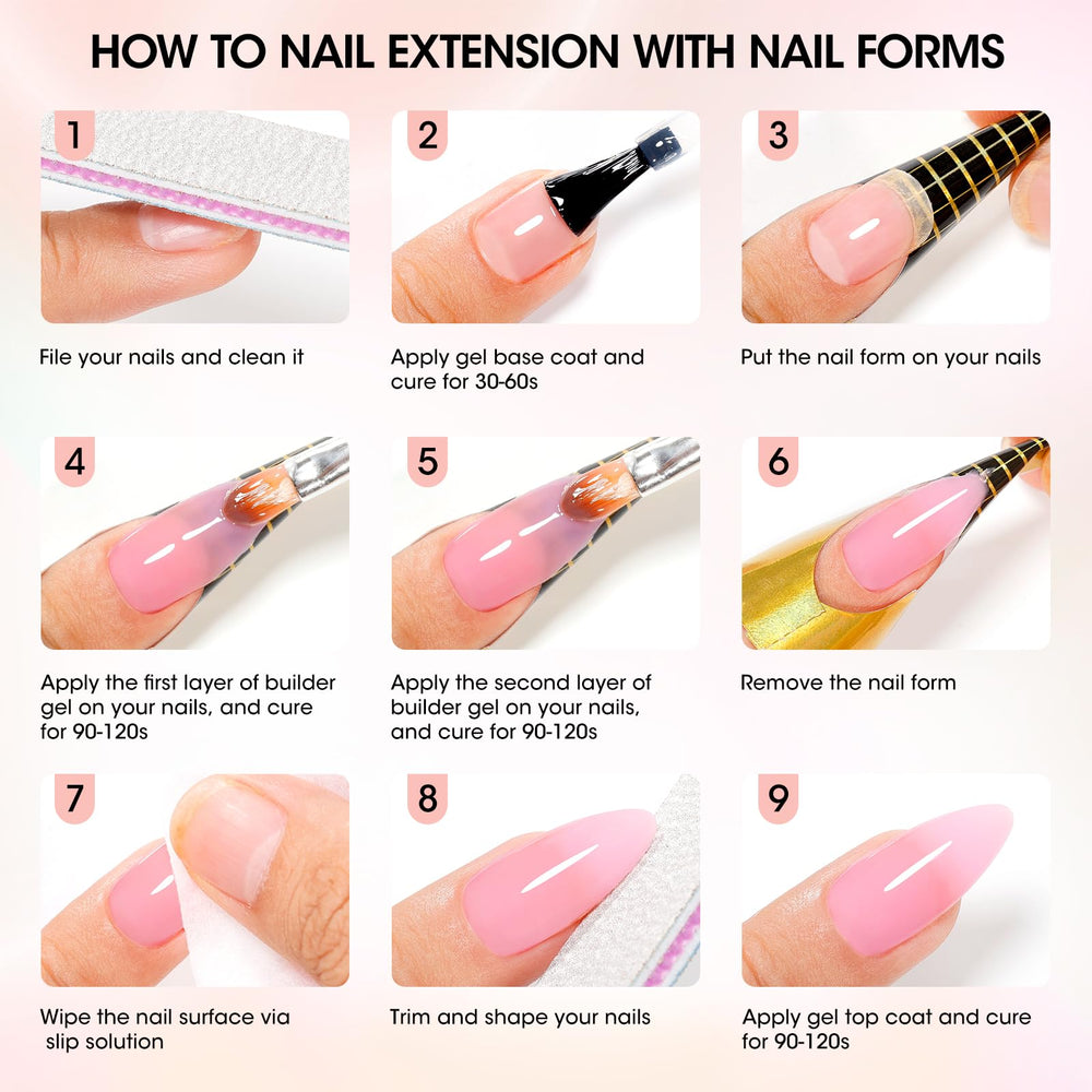 Base coat and top coat application with GELLEN gel kit