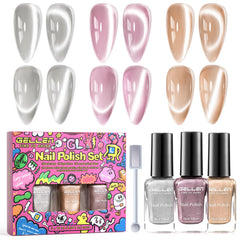 GELLEN cat eye kit magnet action on nails for dramatic 3D effect