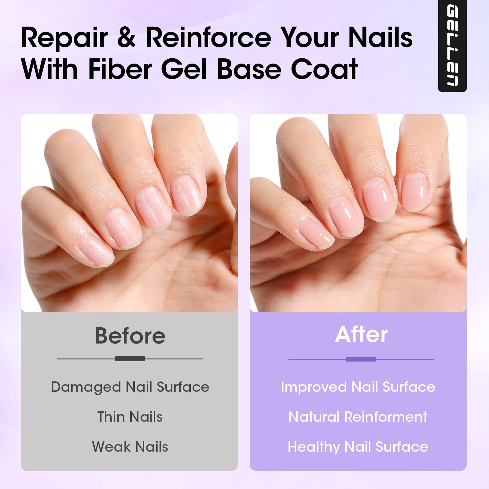GELLEN base coat suitable for professional salon and home use.
