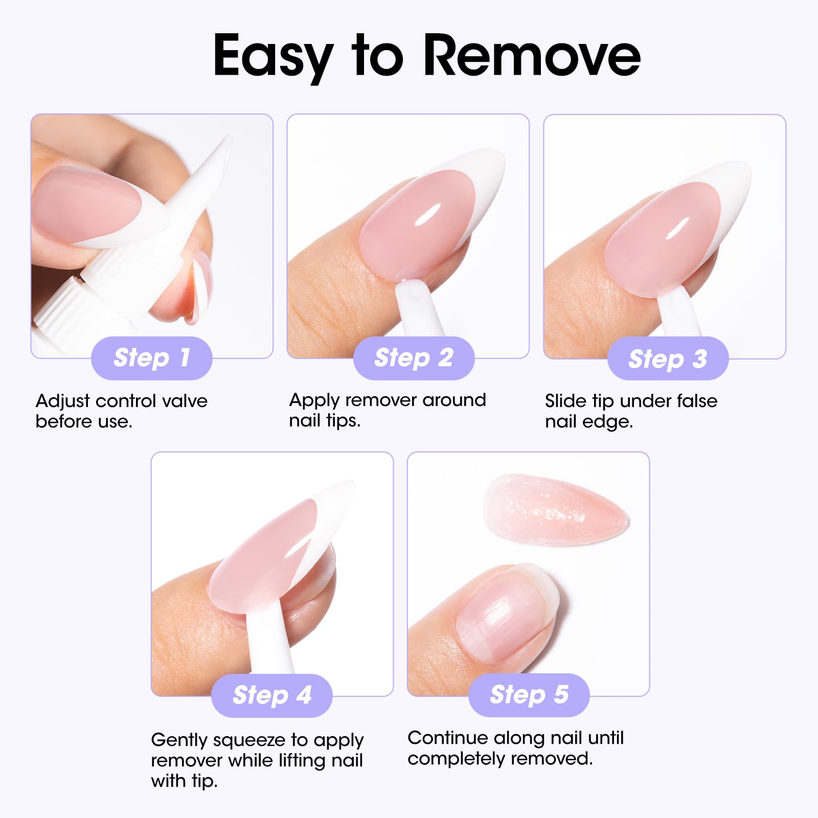 GELLEN free stick included for easy glue removal and cleanup