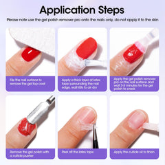 GELLEN gel remover with pro-tip guidance supports faster, cleaner removal.