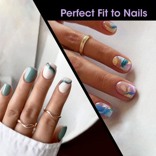GELLEN half-matte adhesive back provides secure application.