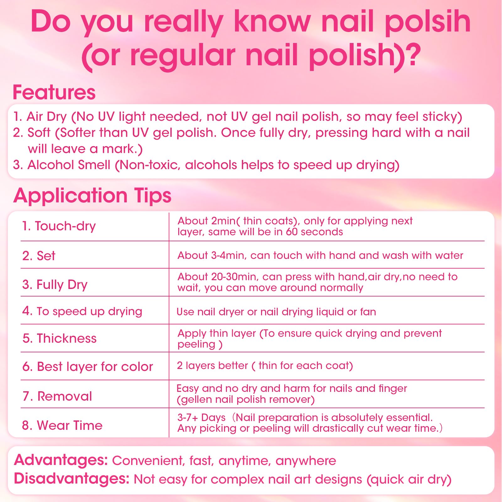GELLEN Dusty rose base coat offers a long-lasting natural look.