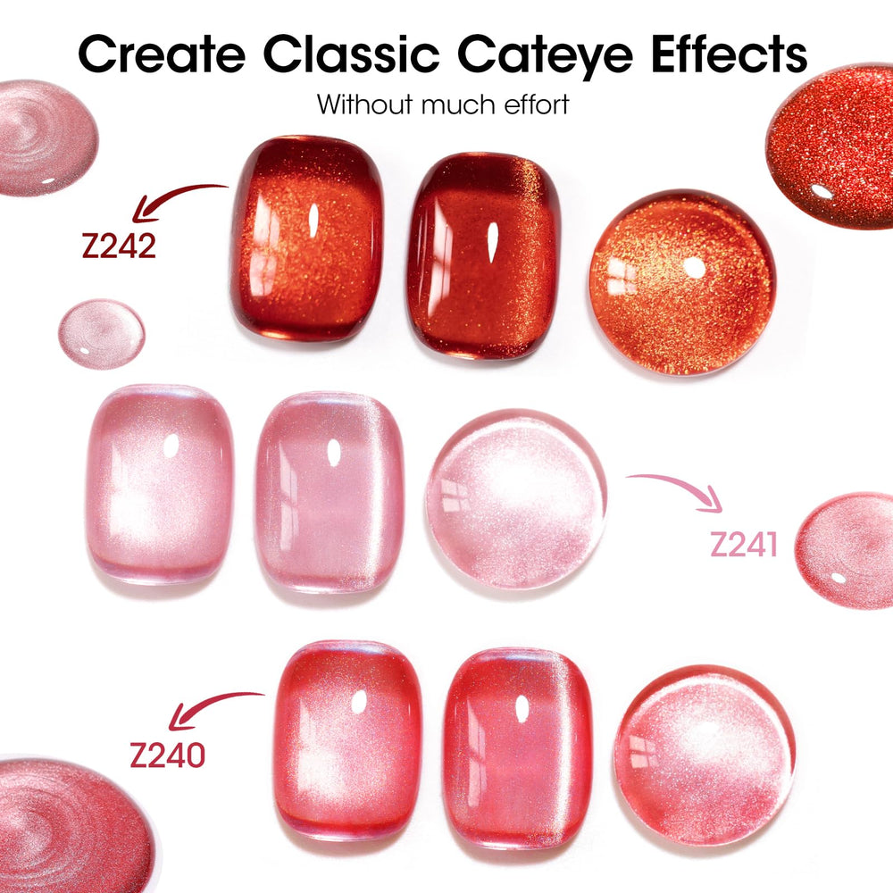 GELLEN magnet tool in use creates distinctive cat eye patterns
