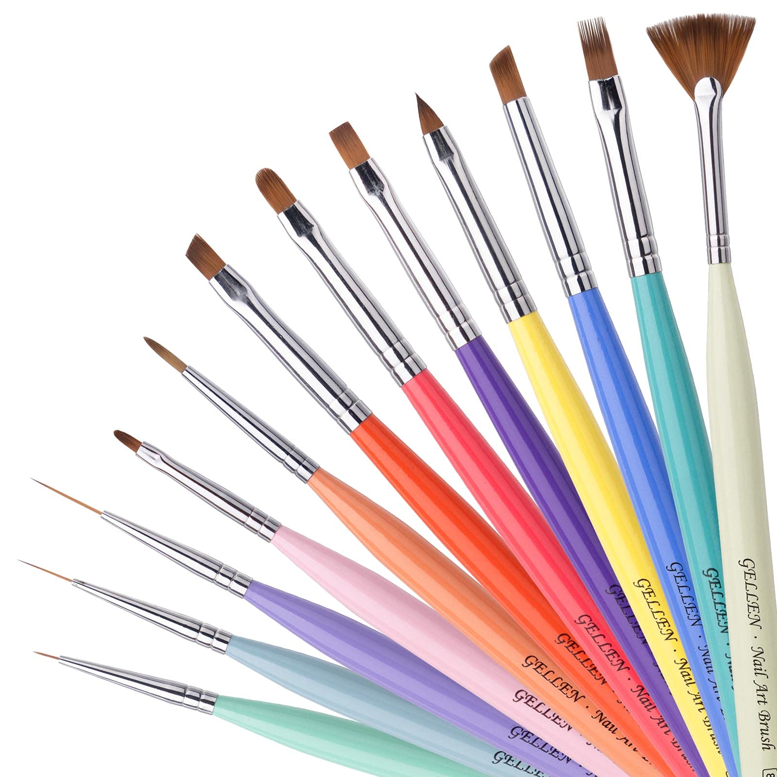 GELLEN nail brush liner for precise nail art detailing.
