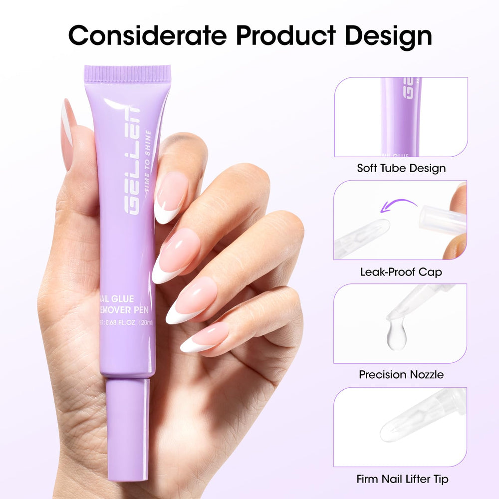 GELLEN 20ml remover ready for quick, mess-free glue removal