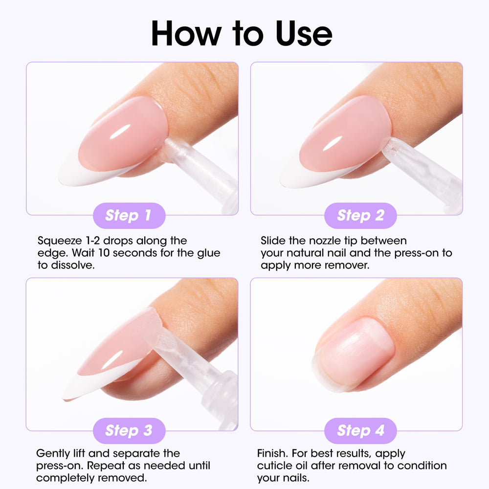 GELLEN safe for sensitive nails and skin due to non-acetone formula