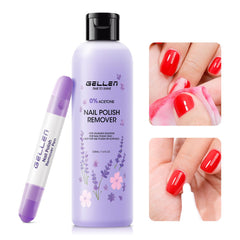 GELLEN nail care kit in a salon or home setup for versatile use.