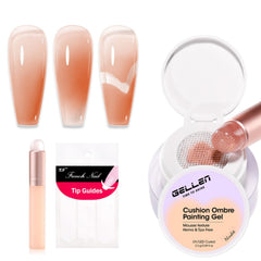 GELLEN Nude patting gel polish bottle with cap for controlled application.