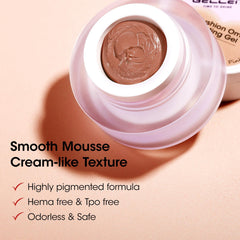 GELLEN silicone brush on mesh enables precise gel pickup.