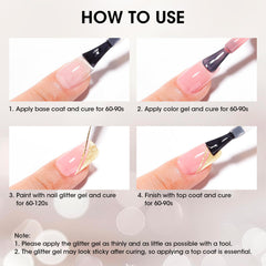 GELLEN Glossy finish gel for lasting shine and durability