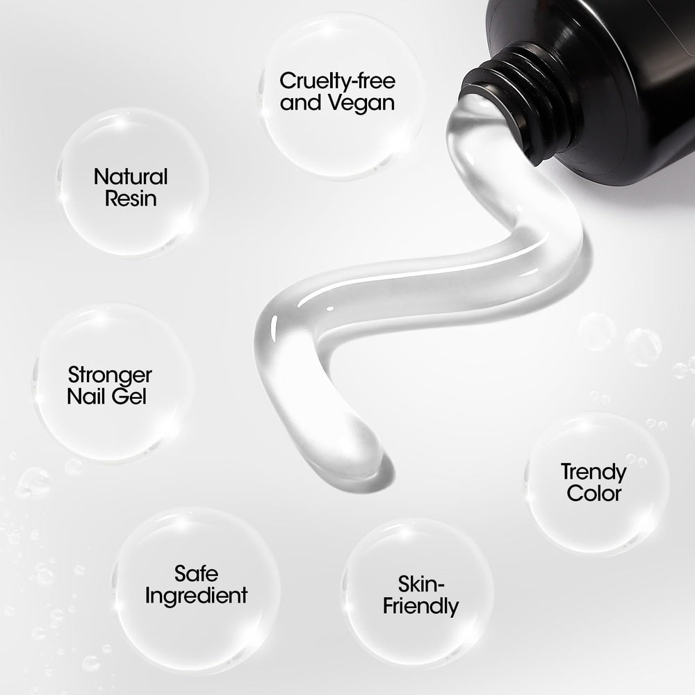 Gellen poly gel dual forms help precise shaping.