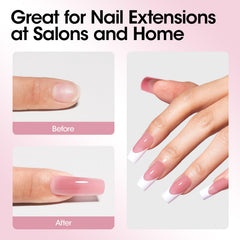 GELLEN pink nude swatches showing subtle, elegant nail color results