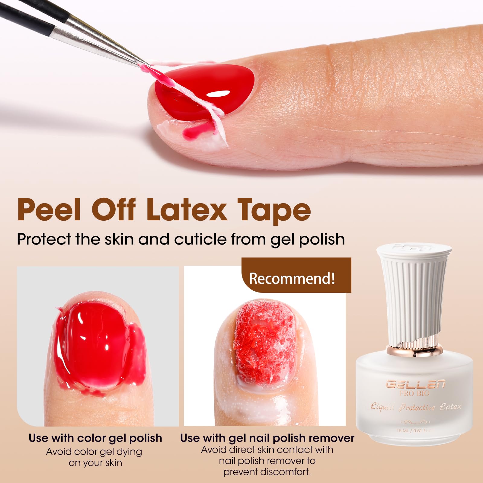 GELLEN Pro Bio kit opened for convenient at-home gel removal.