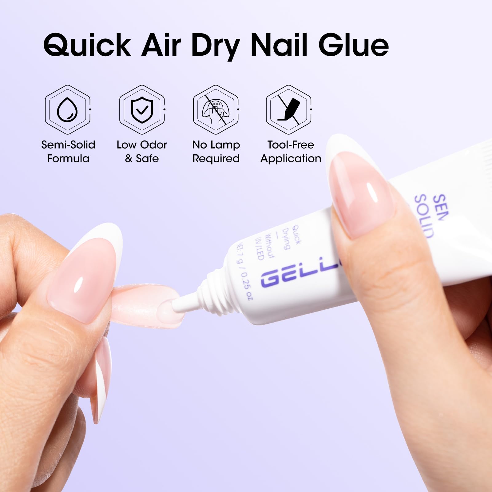 GELLEN remover pen with precision nozzle for targeted glue removal