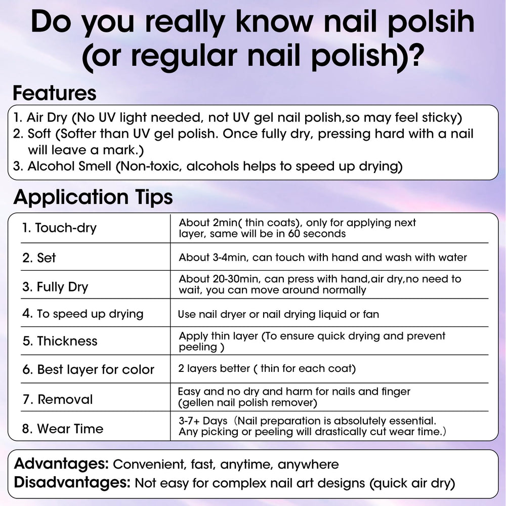 GELLEN ridge evening formula bottle for a smoother nail surface.