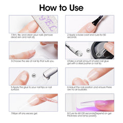 GELLEN solid glue set packaging and contents shown
