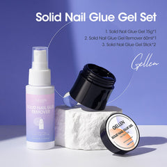 GELLEN remover bottle in action, acetone-free for safe removal