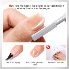 GELLEN top coat shine boosts gloss and longevity